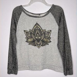 Paper Crane Lotus Pullover Gray Size L